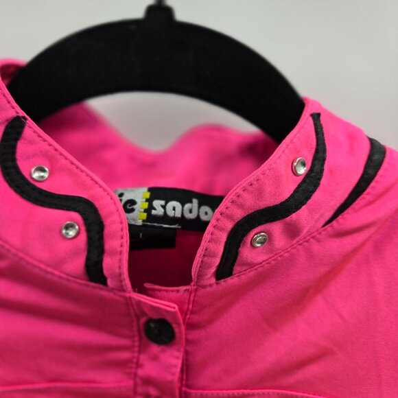 Jamie Sadock Pink Sleeveless Sporty Golf Shirt Size Large - Picture 3 of 13